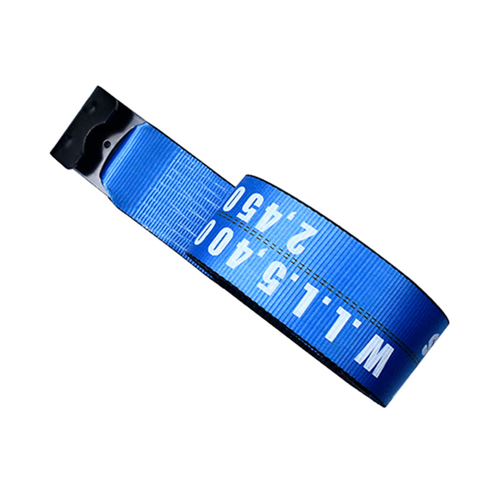 حزام ونش 4 × 27 بوصة مع خطاف مسطح