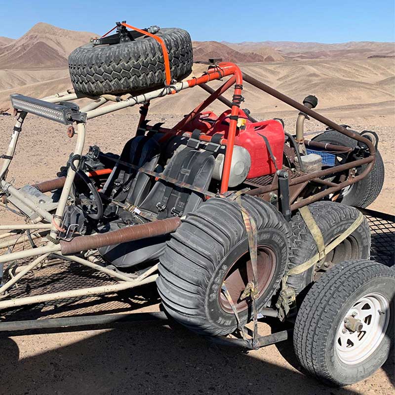 حزام سقاطة بمقبض حديد مموه مقاس 1 × 8 بوصة مع خطاف على شكل حرف S وحافظة مطلية بالفينيل