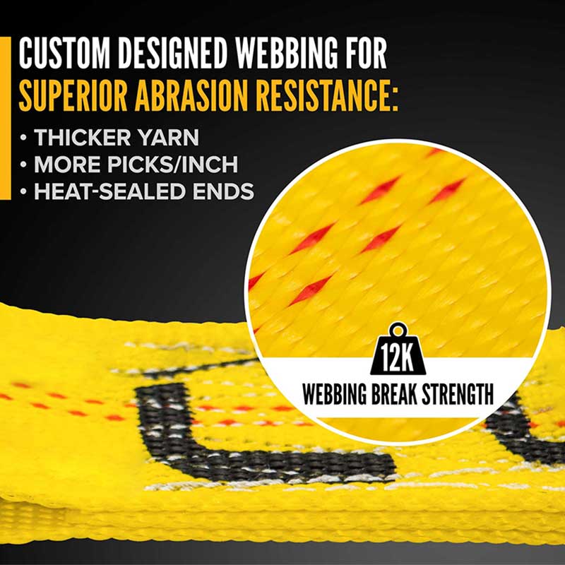 حزام سقاطة مقاس 2 × 27 بوصة مع خطافات مسطحة