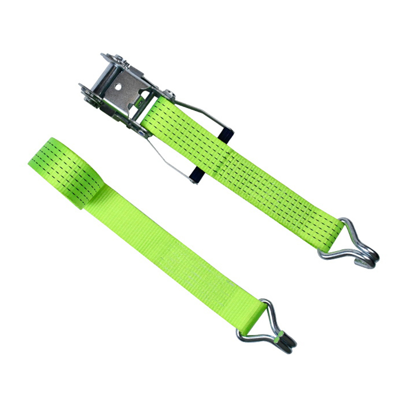 حزام بسقاطة بمقبض بلاستيكي من الزنك الأبيض 50 مم 5000 كجم مع خطافات مخلب