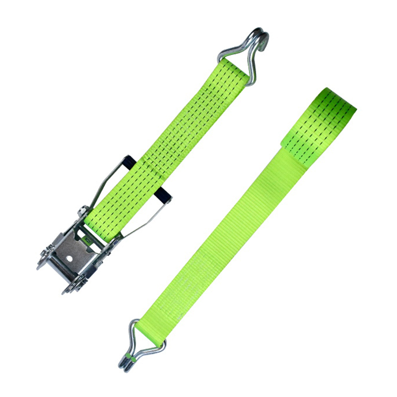 حزام بسقاطة بمقبض بلاستيكي من الزنك الأبيض 50 مم 5000 كجم مع خطافات مخلب