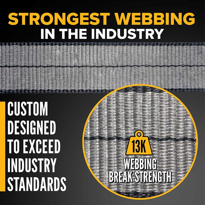 حزام سقاطة من بلاك لاين مقاس 2 × 30 بوصة مع وصلة سلسلة