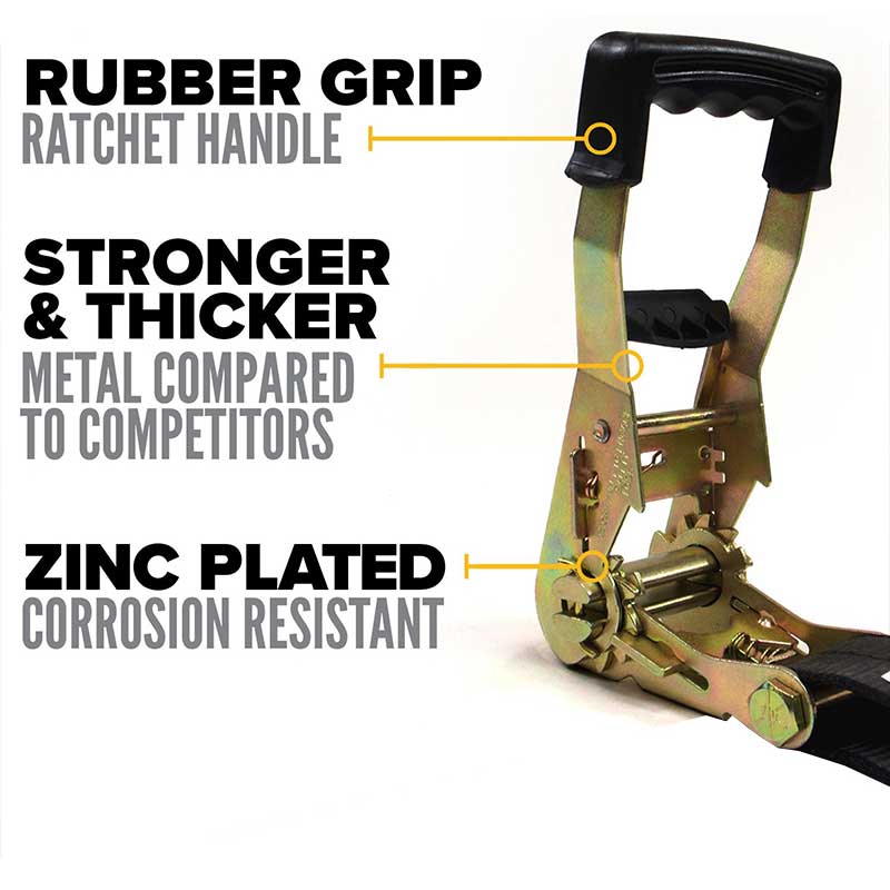 حزام سقاطة من بلاك لاين مقاس 2 × 30 بوصة مع وصلة سلسلة