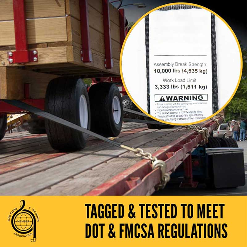 حزام سقاطة من بلاك لاين مقاس 2 × 30 بوصة مع وصلة سلسلة