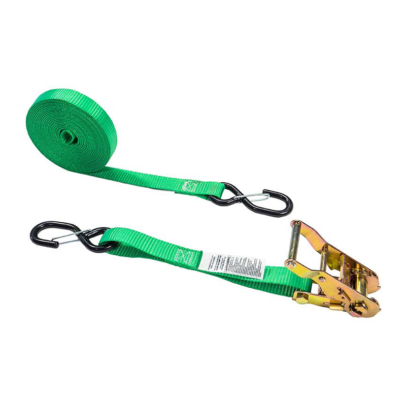 1''X 6' دراجة نارية عالية المتانة حزام السقاطة لأسفل مع حلقة مخيطة 12 بوصة