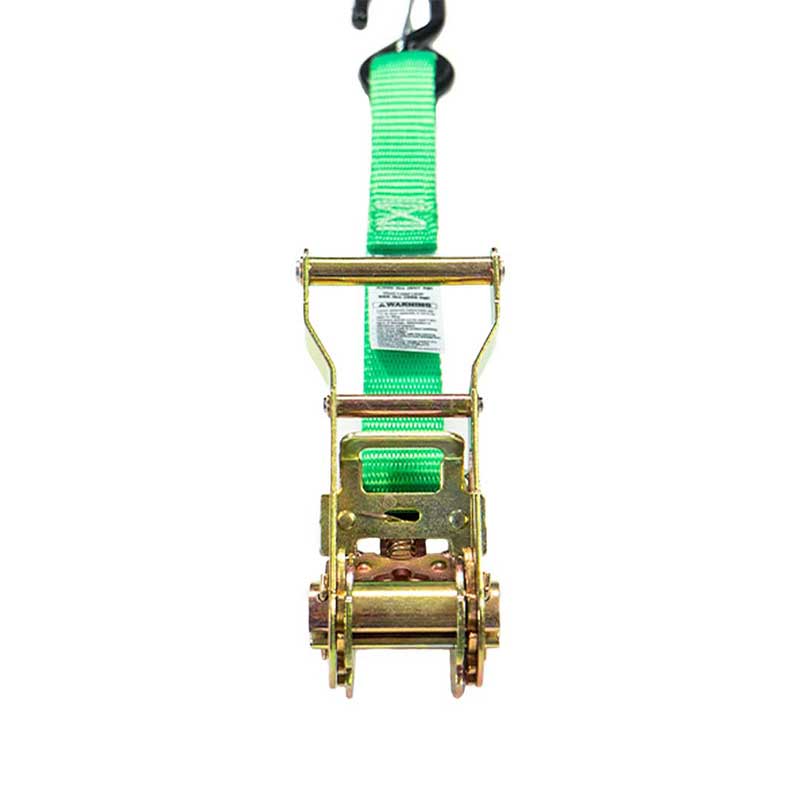 1''X 6' دراجة نارية عالية المتانة حزام السقاطة لأسفل مع حلقة مخيطة 12 بوصة