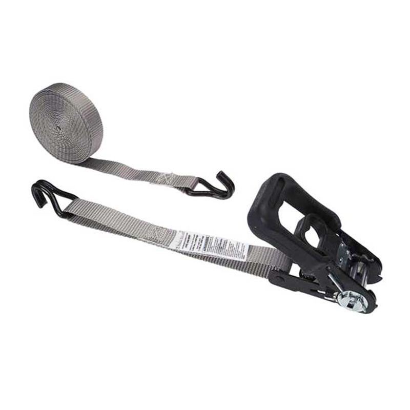 حزام سقاطة بمقبض مطاطي مقاس 1 × 15 بوصة مع خطافات سلكية مطلية بالفينيل