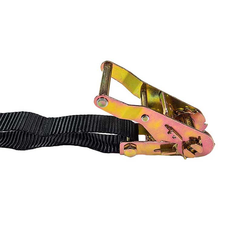 حزام بإبزيم بوليستر بسقاطة مقاس 1 × 6 بوصة مع خطافات مسطحة