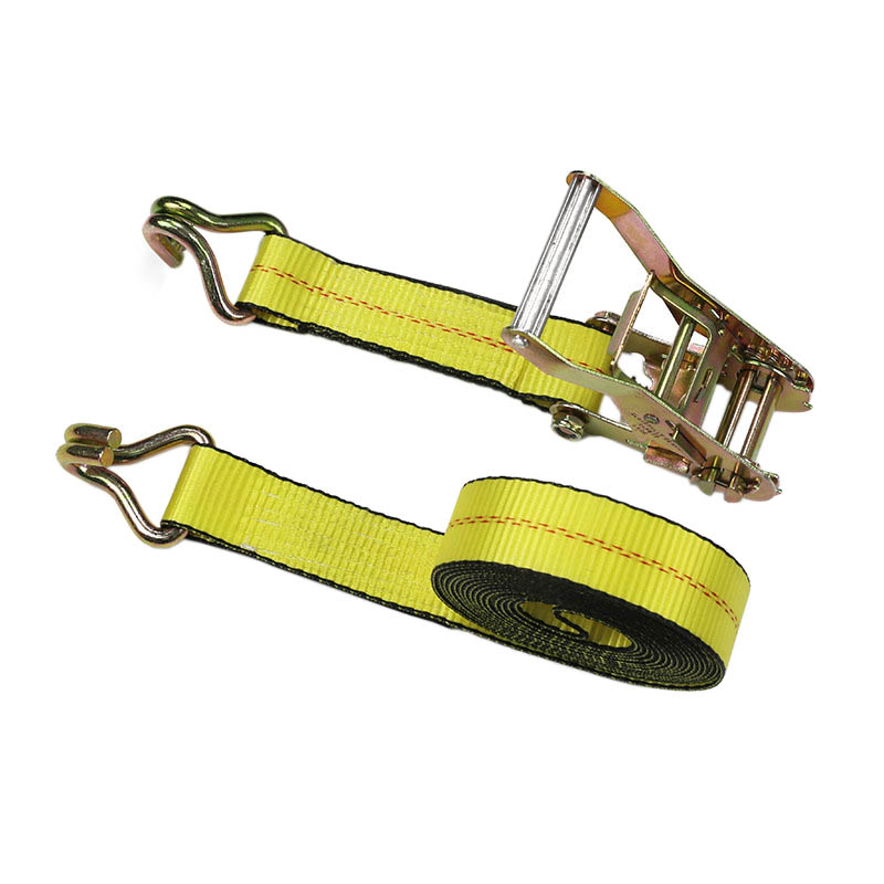 حزام بسقاطة للمقطورة بحواف سوداء متينة مقاس 5 سم مع خطافات ملتوية