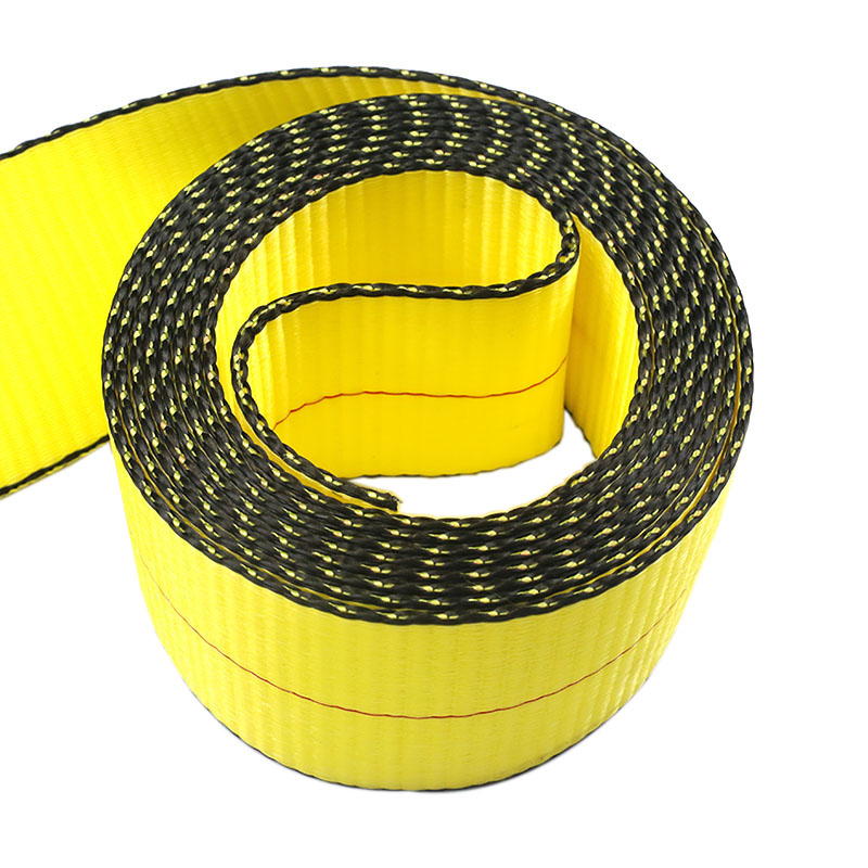 حزام سقاطة عالي التحمل مقاس 3 بوصات مع خطاف مسطح لشاحنة المقطورة