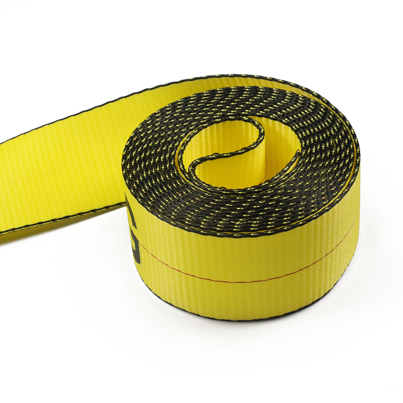 حزام بوليستر عالي الشد مقاس 3 بوصات لربط البضائع بسقاطة