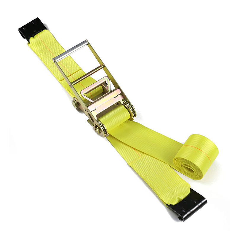 أشرطة ربط البضائع من البوليستر مقاس 4 بوصات للمقطورات المسطحة