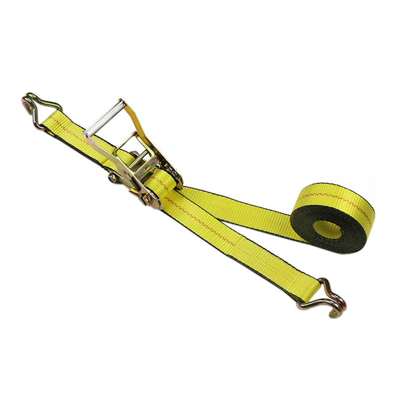 حزام بسقاطة للمقطورة بحواف سوداء متينة مقاس 5 سم مع خطافات ملتوية