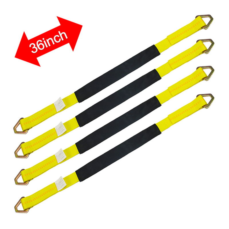 4 أشرطة محور العجلة مقاس 5.08 سم