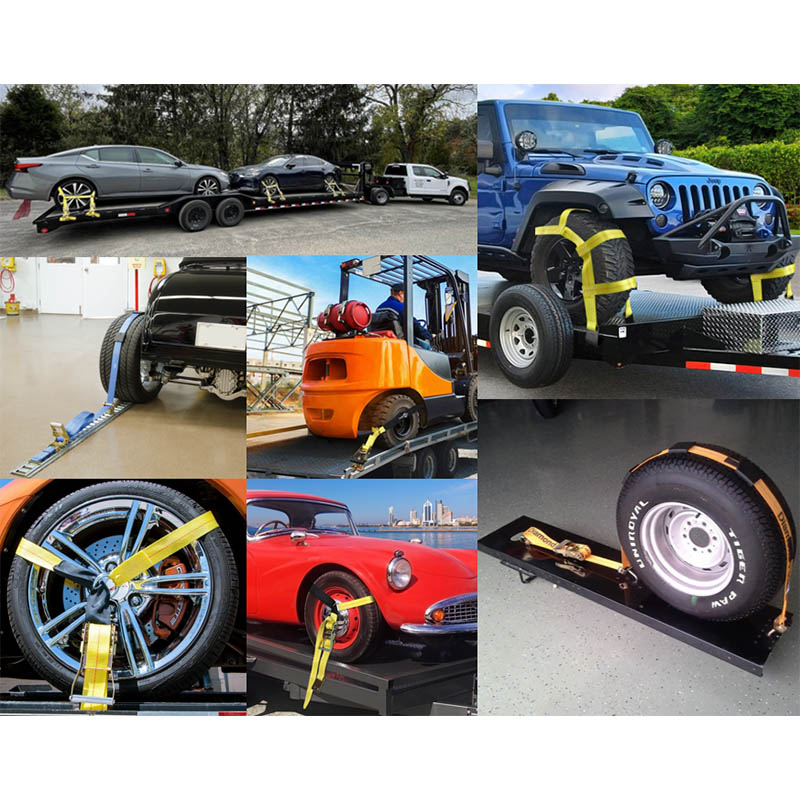 عجلة الإطارات القابلة للتعديل مقاس 5.08 سم يتم ربطها لأسفل مع حلقة على شكل حرف D