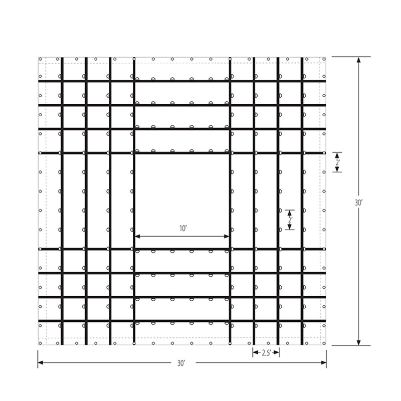 الآلات خفيفة الوزن قماش القنب الأسود