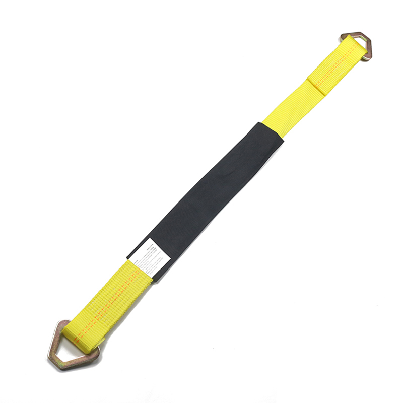 حزام العجلة لأسفل بوزن 10000 رطل وأشرطة المحور تُربط لأسفل