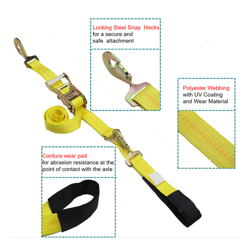 سحب التعادل إلى أسفل محور السيارة الأشرطة السقاطة التعادل هبوطا